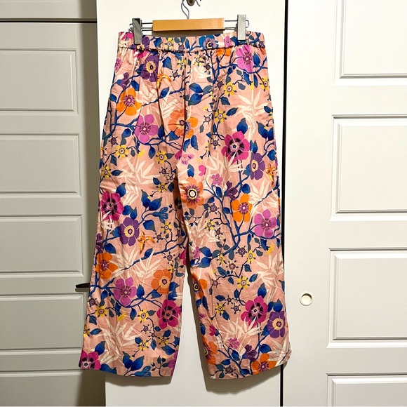 J. Crew Liberty Fabric Crop Pants, Size 12 - Picture 2 of 4